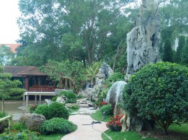 Thi công cải tạo cảnh quan nhà hàng Hương Quê