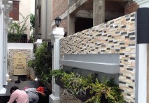 Thi công cảnh quan sân vườn tại khu đô thị Việt Hưng