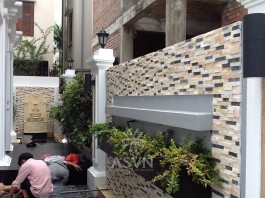 Thi công cảnh quan sân vườn tại khu đô thị Việt Hưng