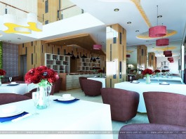 Thi công quán cafe nhà hàng Sơn Tây