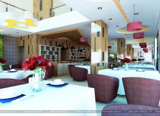 Thi công quán cafe nhà hàng Sơn Tây