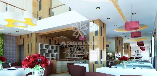 Thi công quán cafe nhà hàng Sơn Tây