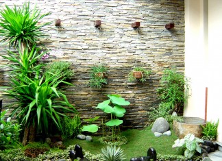 Thiết kế tiểu cảnh sân vườn hồ koi ấn tượng