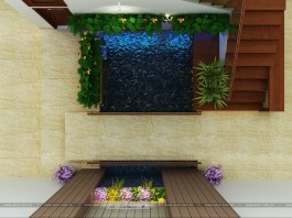 Thiết kế hồ cá koi, tiểu cảnh trong nhà – Mr Trường, Hà Nội