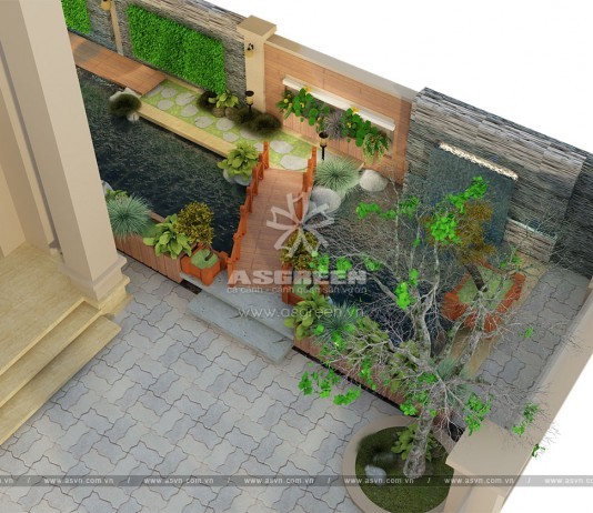 Thiết kế thi công hồ Koi, cảnh quan biệt thự – Mr Cử