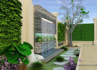 Thiết kế cảnh quan sân vườn, hồ Koi – Mr Minh, Linh Đàm