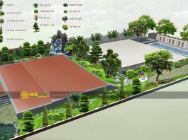 Thiết kế & thi công cảnh quan sân vườn 380m2 – TP, Hải Dương