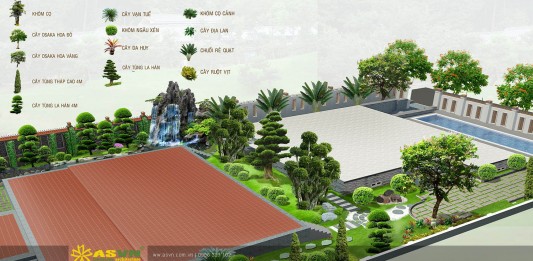 Thiết kế & thi công cảnh quan sân vườn 380m2 – TP, Hải Dương