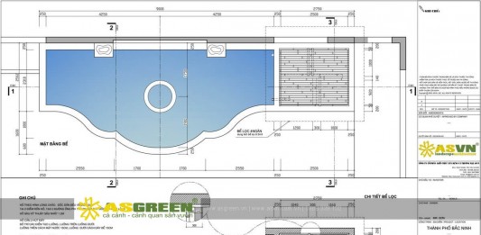 Thiết kế và thi công hồ cá Koi 32m3, Anh Sơn, TP. Bắc Ninh